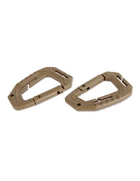 MOSQUETON MOLLE COYOTE (2UDS)