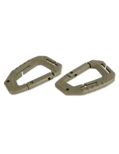 MOSQUETON MOLLE VERDE (2UDS)