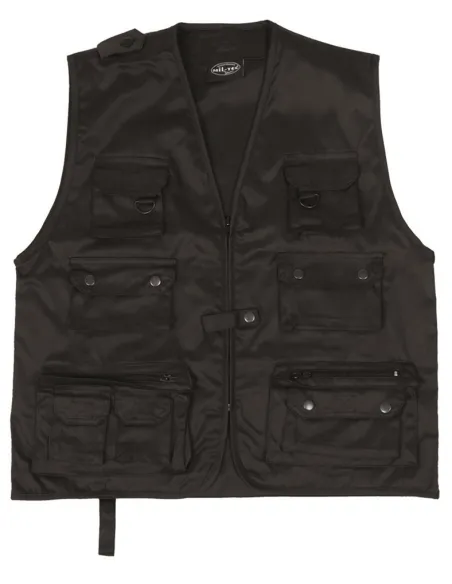 CHALECO SAFARI NEGRO M