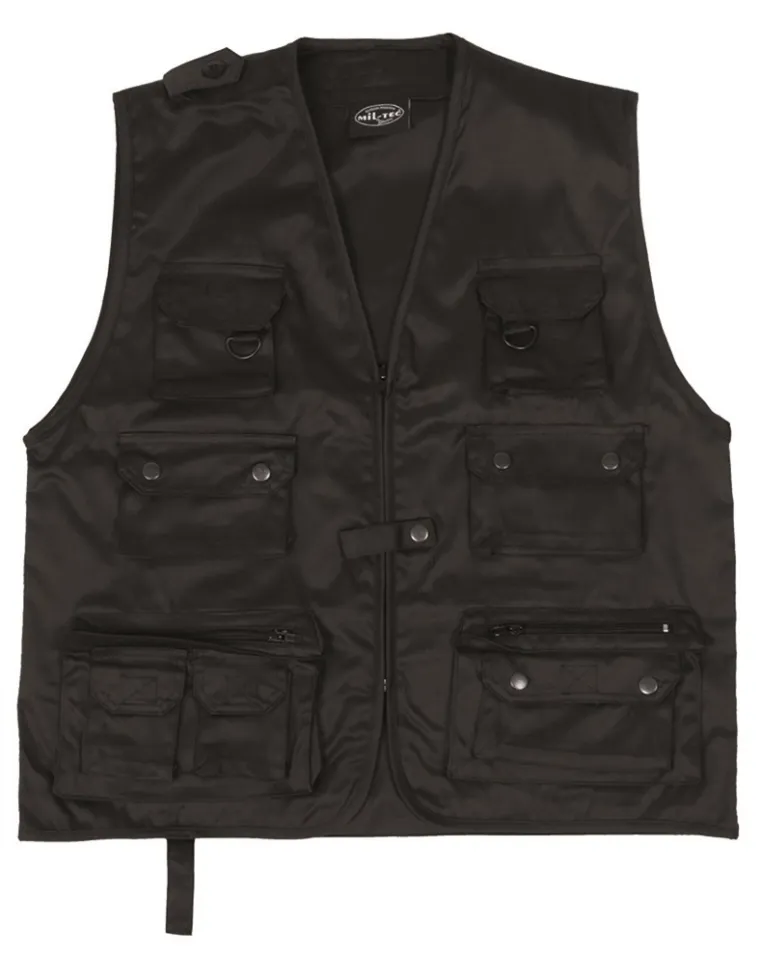 CHALECO SAFARI NEGRO XL