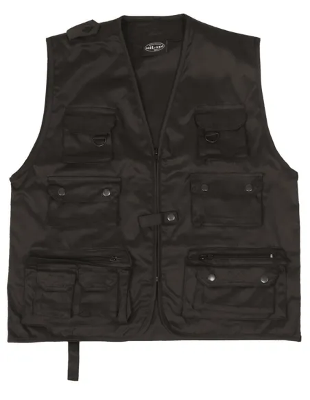 CHALECO SAFARI NEGRO XXL