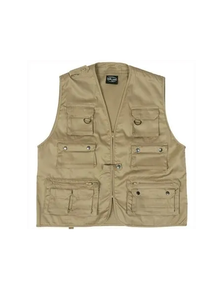 CHALECO SAFARI KAKI L