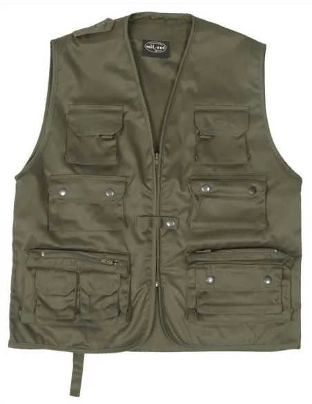 CHALECO SAFARI VERDE L