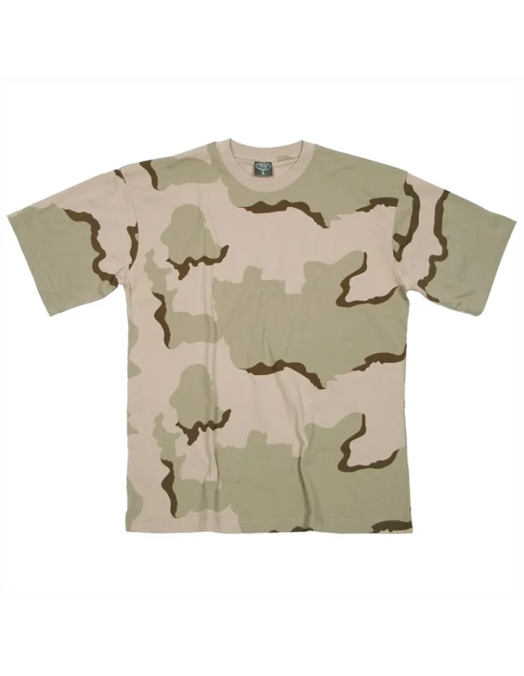 CAMISETA CAMO TRICOLOR DESERT XL
