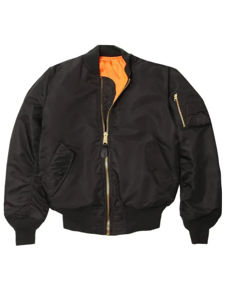 CAZADORA MA-1 ALPHA BLACK L