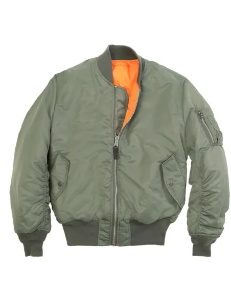 CAZADORA MA-1 ALPHA SAGE GREEN XS