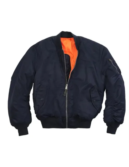 CAZADORA MA-1 ALPHA REP. BLUE L