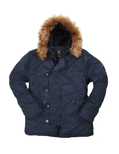 PARKA N3B ALPHA AZUL M