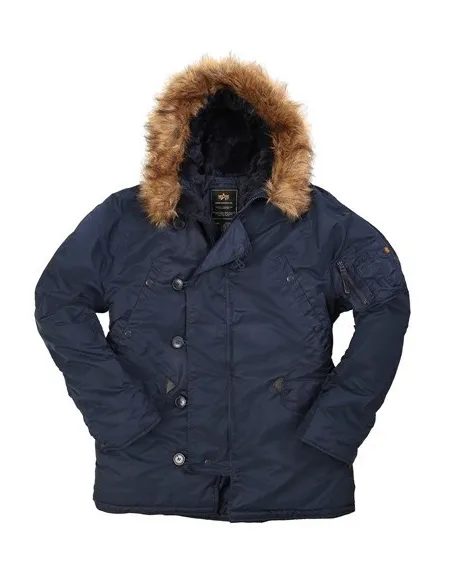 PARKA N3B ALPHA AZUL M