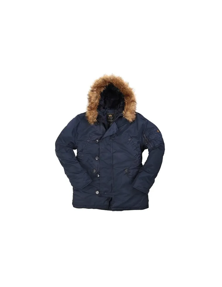 PARKA N3B ALPHA AZUL XL