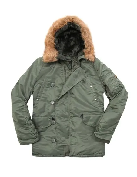 PARKA N3B ALPHA SAGE GREEN L