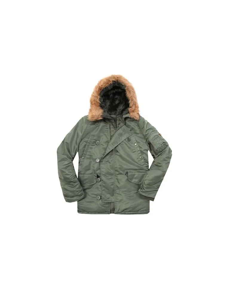 PARKA N3B ALPHA SAGE GREEN XXL