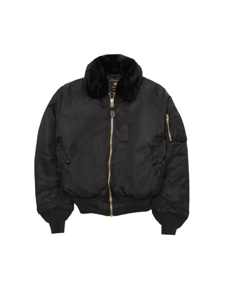 CAZADORA B-15 ALPHA NEGRA L