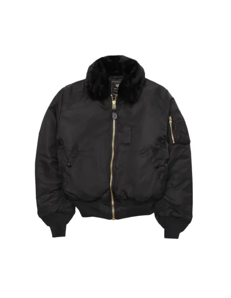 CAZADORA B-15 ALPHA NEGRA L