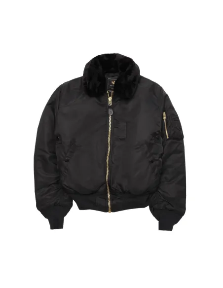 CAZADORA B-15 ALPHA NEGRA XL