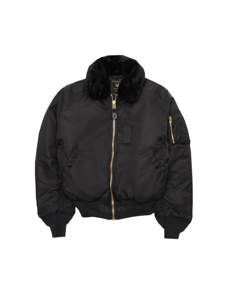 CAZADORA B-15 ALPHA NEGRA XXL