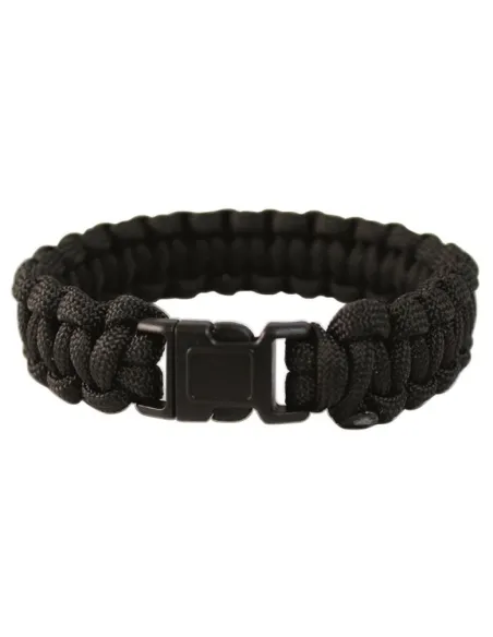 PULSERA PARACORD 22mm NEGRO L