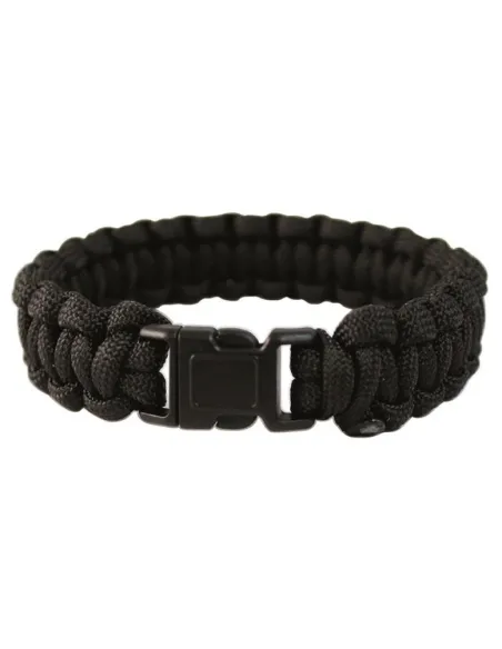 PULSERA PARACORD 22mm NEGRO M