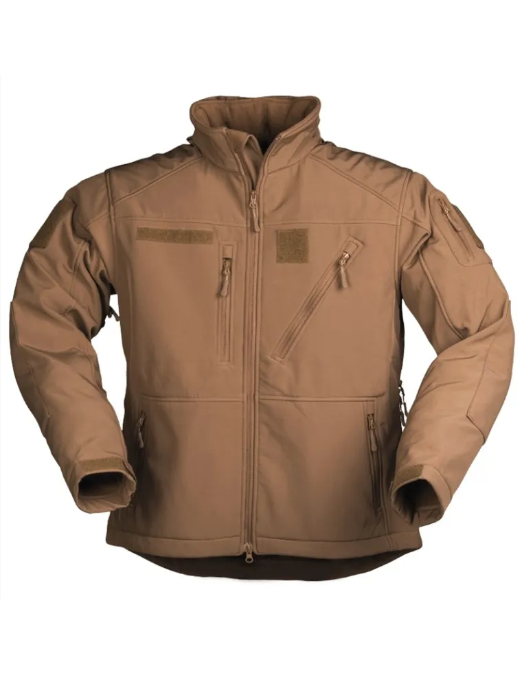 CHAQUETA SOFTSHELL SCU DARK COYOTE L