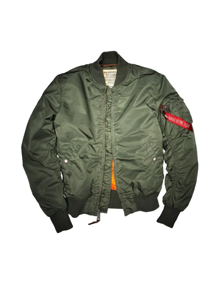 CAZADORA MA-1 VF59 ALPHA VERDE XXL
