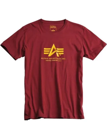 CAMISETA ALPHA BURDEOS M