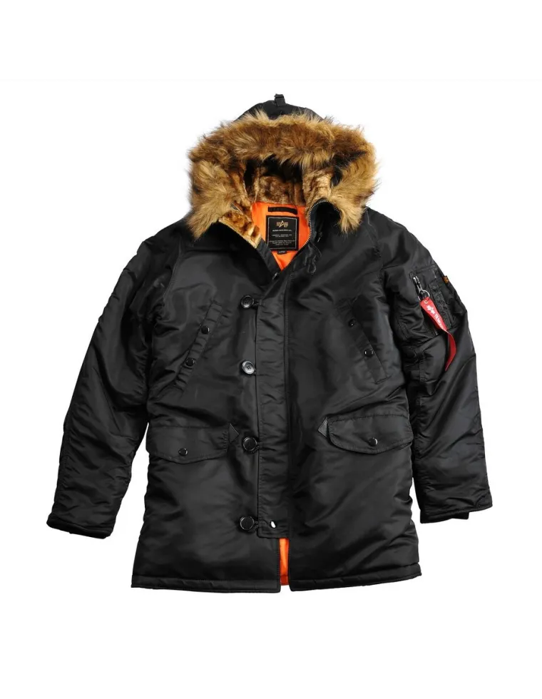 PARKA ALPHA IND. N3B VF59 NEGRA M