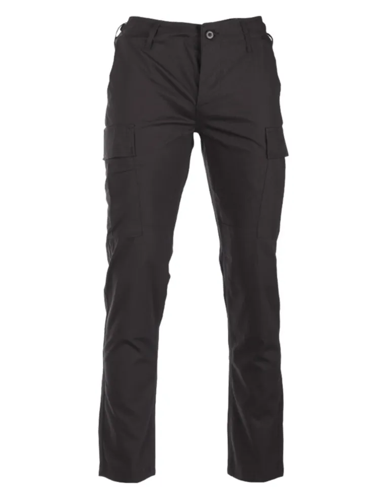 PANTALON BDU SLIM FIT NEGRO XXXL
