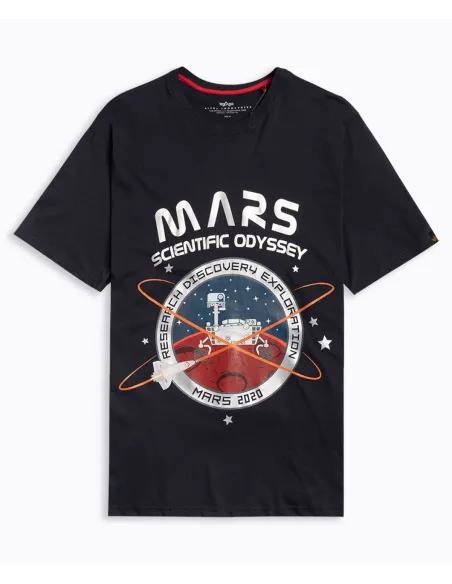 CAMISETA ALPHA IND. MISSION TO MARS AZUL M