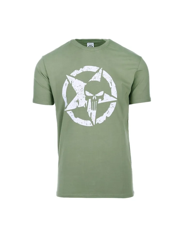 CAMISETA PUNISHER ESTRELLA VERDE M
