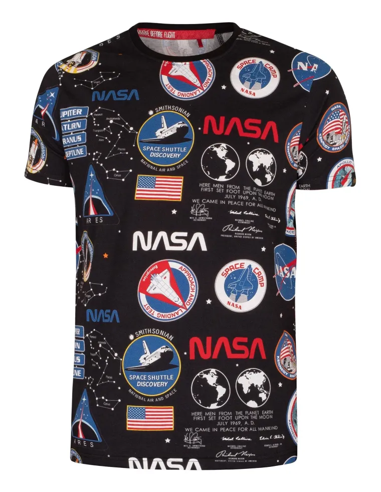 CAMISETA ALPHA NASA AOP L