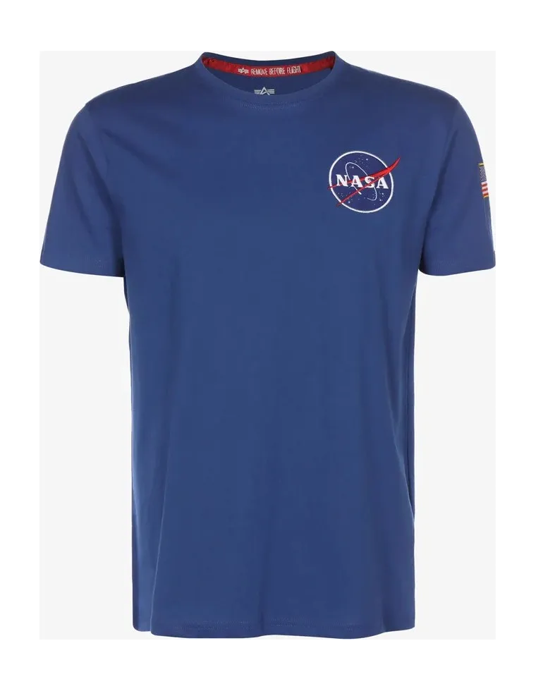 CAMISETA ALPHA SPACE SHUTTLE AZUL M
