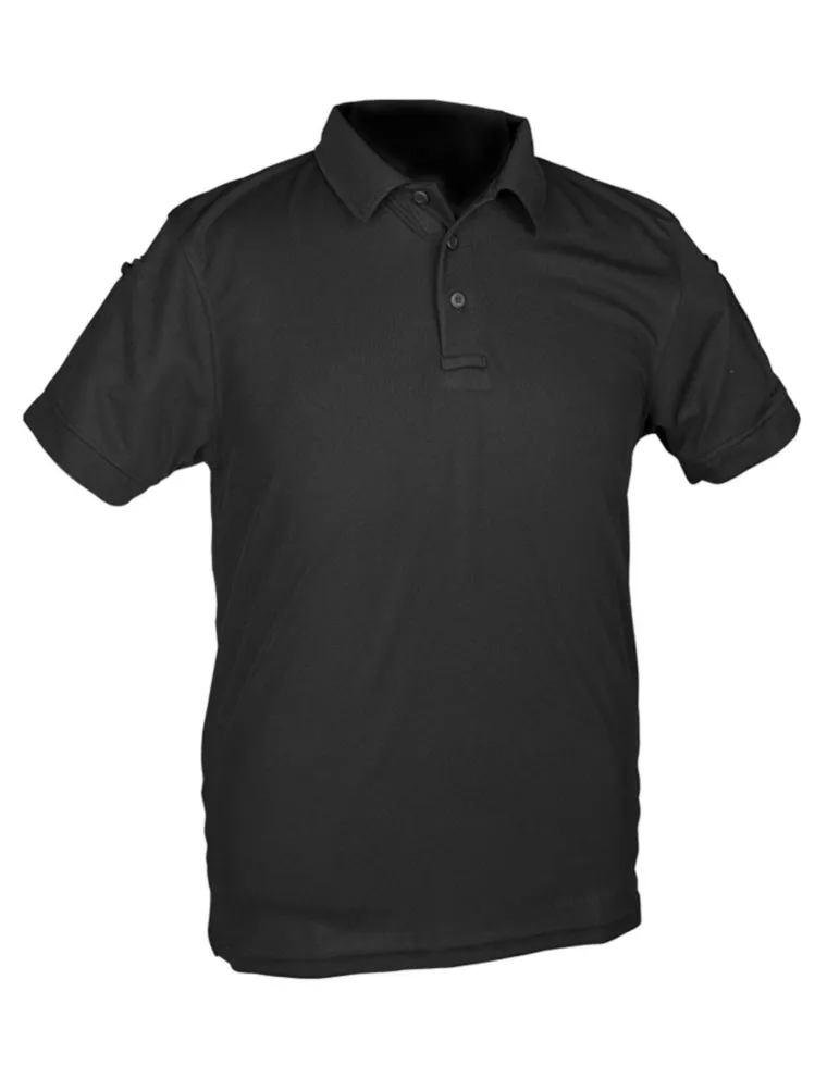 POLO QUICK DRY NEGRO XXXL