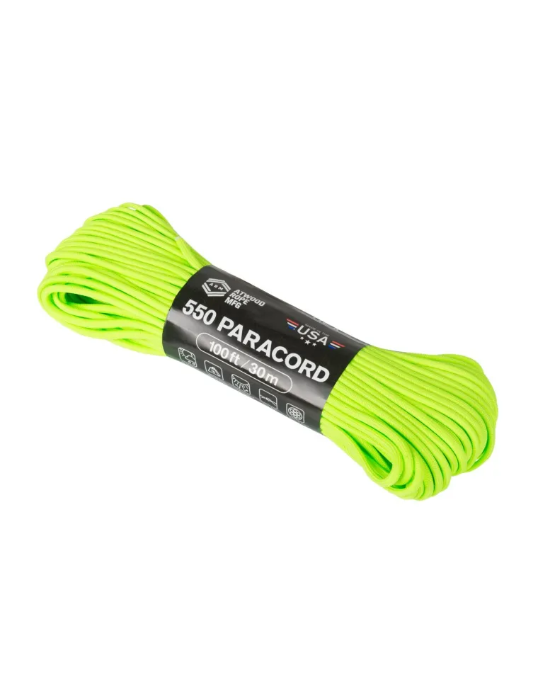 CUERDA PARACORD HELIKON TEX NEON GREEN