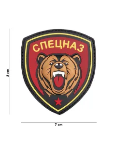 PARCHE 3D PVC SPETSNAZ OSO ROJO