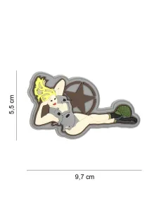 PARCHE3D PVC PINUP GIRL LAYING