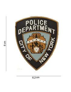 PARCHE 3D PVC POLICE DEPARTAMENT
