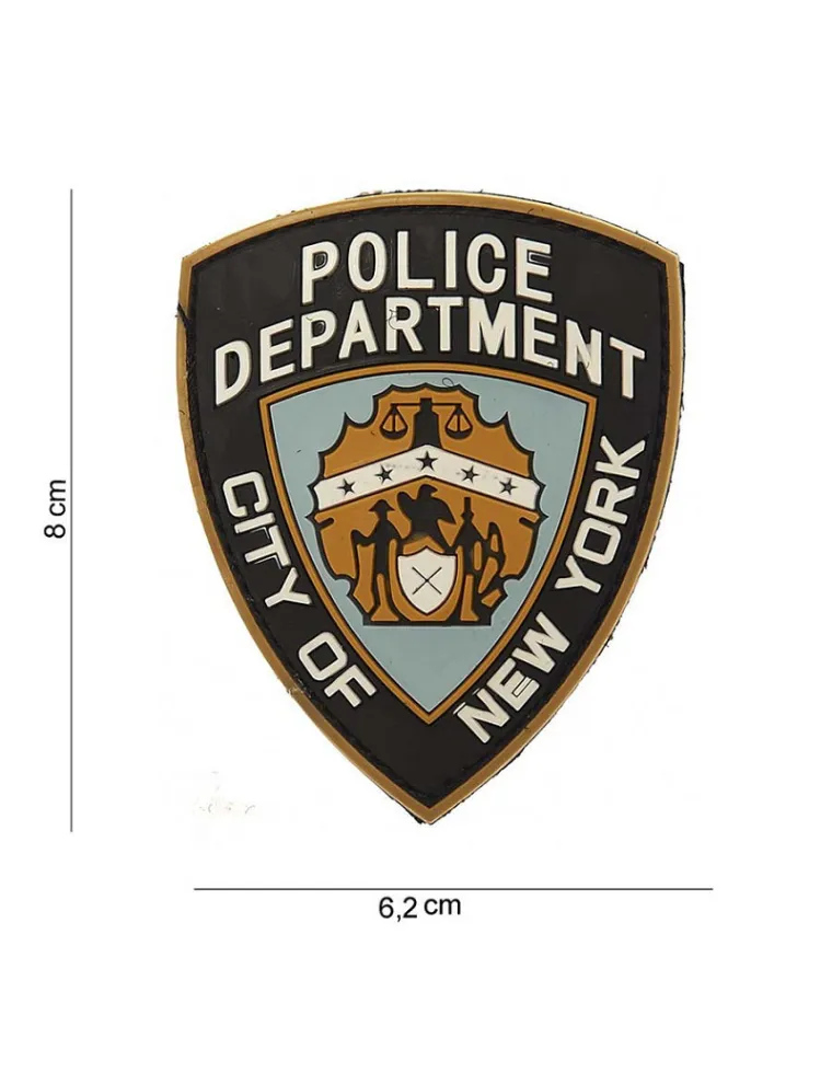 PARCHE 3D PVC POLICE DEPARTAMENT