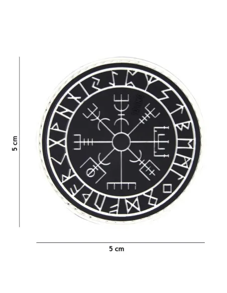 PARCHE 3D PVC ESCUDO PROTECTION NEGRO