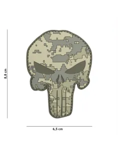 PARCHE 3D PVC PUNISHER CAMO A.T. DIG