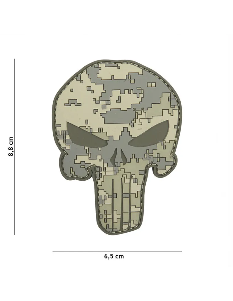 PARCHE 3D PVC PUNISHER CAMO A.T. DIG