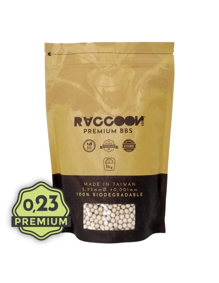 BOLAS RACCOON PREMIUM BIO 0,23