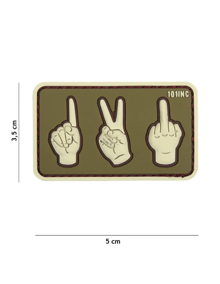 PARCHE PVC UN, DOS, JODT ARENA