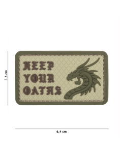 PARCHE PVC KEEP YOUR OATHS COYOTE