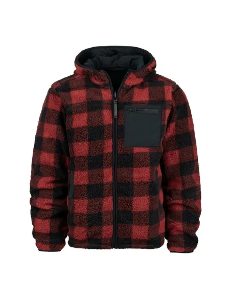 CHAQUETA SHERPA SOFTSHELL REVERSIBLE ROJA
