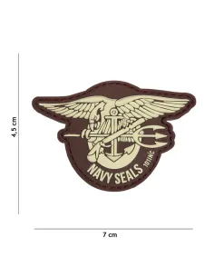 PARCHE 3D NAVY SEALS MARRON 18020