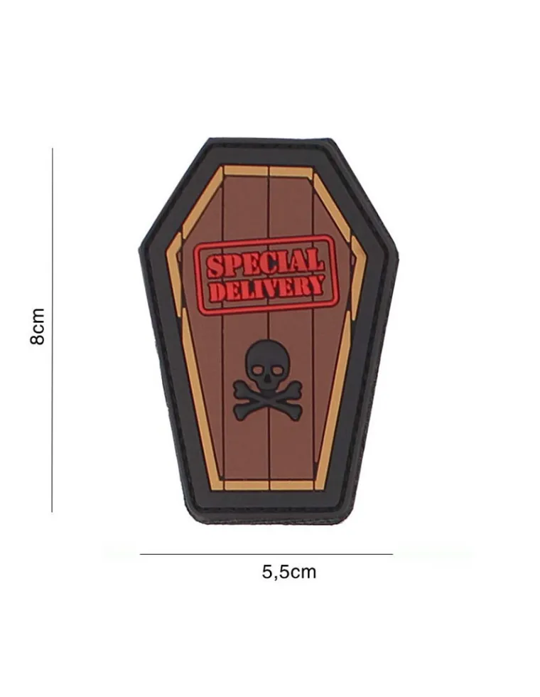 PARCHE 3D SPECIAL DELIVERY MARRON 3122