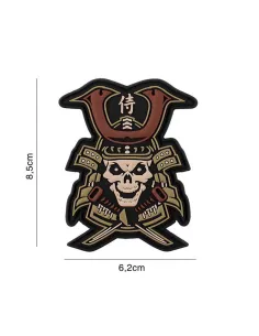 PARCHE 3D SAMURAI CALAVERA 5092