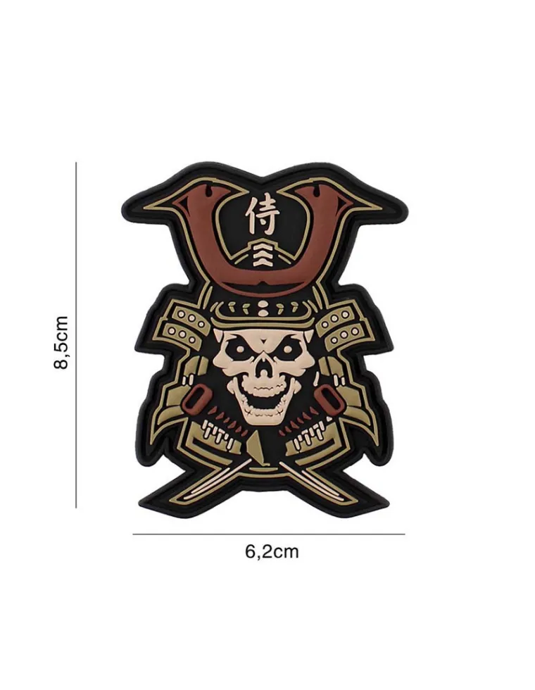 PARCHE 3D SAMURAI CALAVERA 5092