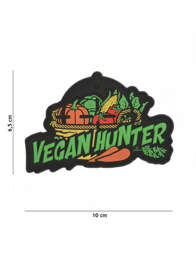 PARCHE 3D VEGAN HUNTER 8080