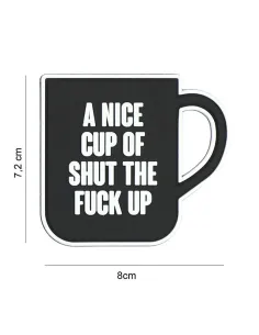 PARCHE PVC A NICE CUP NEGRO 8097